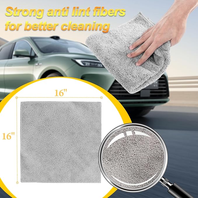 Drying Towels, Car Wash Cleaning Towel Extra Soft, Reusable and Durable - Image 2