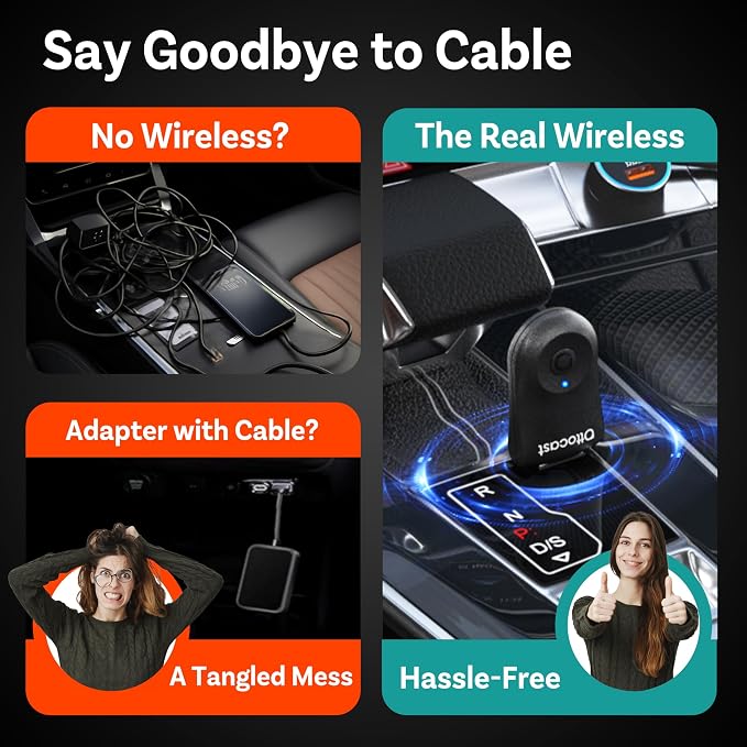 OTTOCAST Mini Dongle Wireless CarPlay Adapter - Image 8