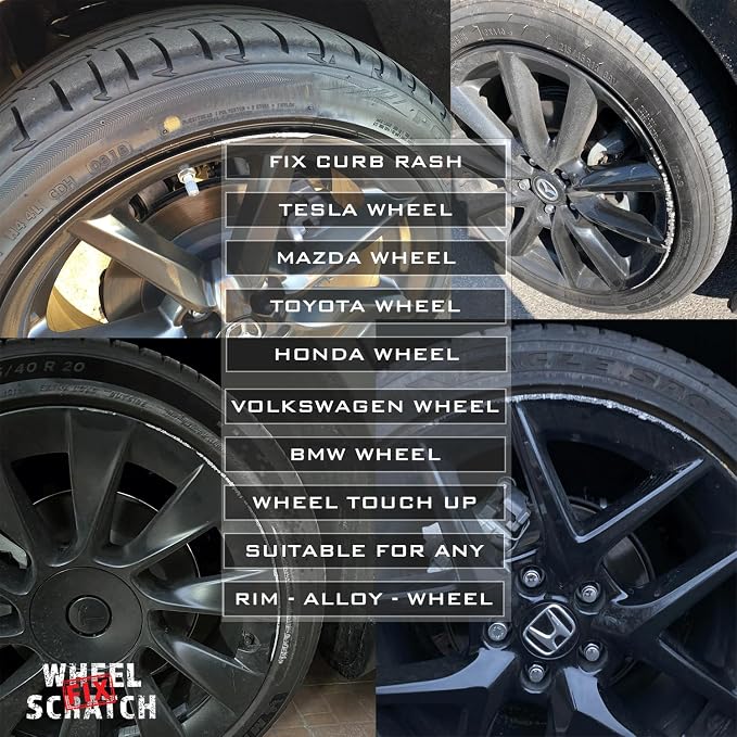 Matte Black Rim Touch Up Paint, Car Wheel Scratch Repair, Wheel Touch Up Paint - Image 4