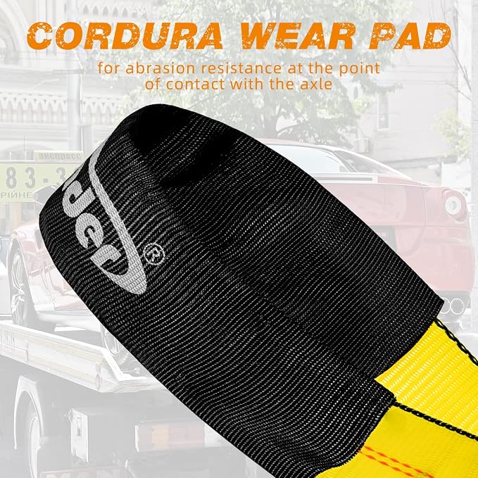 Complete Axle Straps Tie Down Kit 2" x10' Heavy Duty Vehicle Tie Down - Image 6