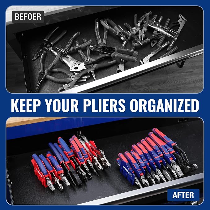 WORKPRO 2-Pack Plier Organizer Rack, Pliers Holder and Cutter Organizers - Image 2