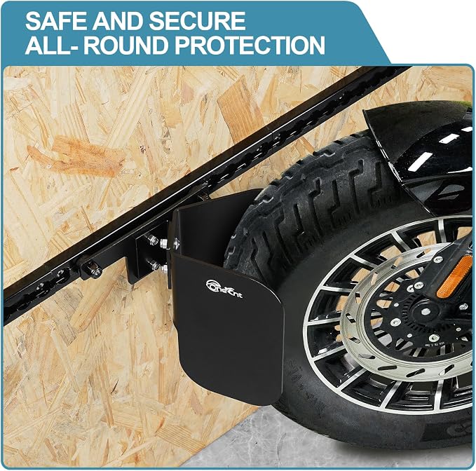 2 Pack L-Track Wheel Chock |L Track Motorcycle Wheel Chock - Image 5