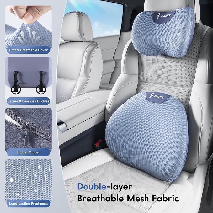 FLORICH Lumbar Support Pillow and Neck Pillow - Image 7