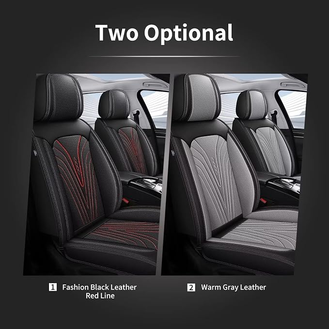 Front Seat Covers Fit for Toyota Camry 2012-2025 Faux Leather Automotive Seat - Image 7