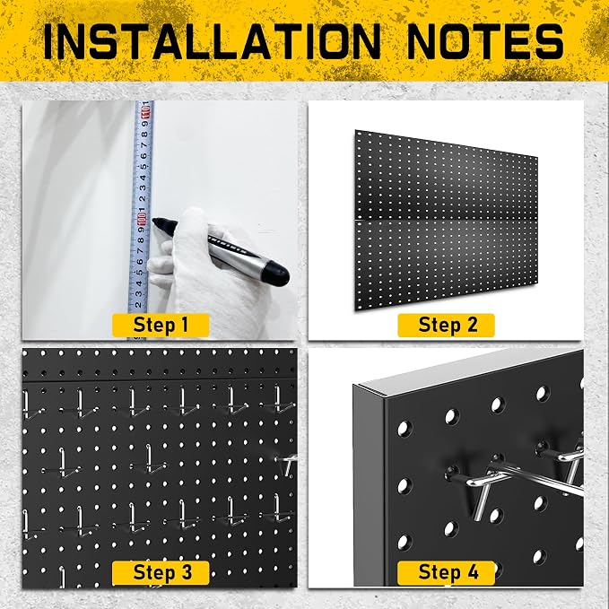 100PCS Pegboard Accessories Organizer Kit, Paper Towel Holder, Closet - Image 5