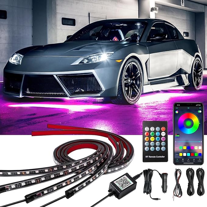 Exterior Car LED Strip Lights by Yielinth