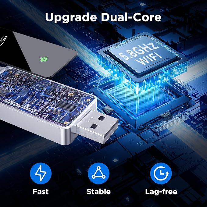 Wireless CarPlay Adapter 2024 Upgrade, Plug and Play, No Latency, Converts - Image 7