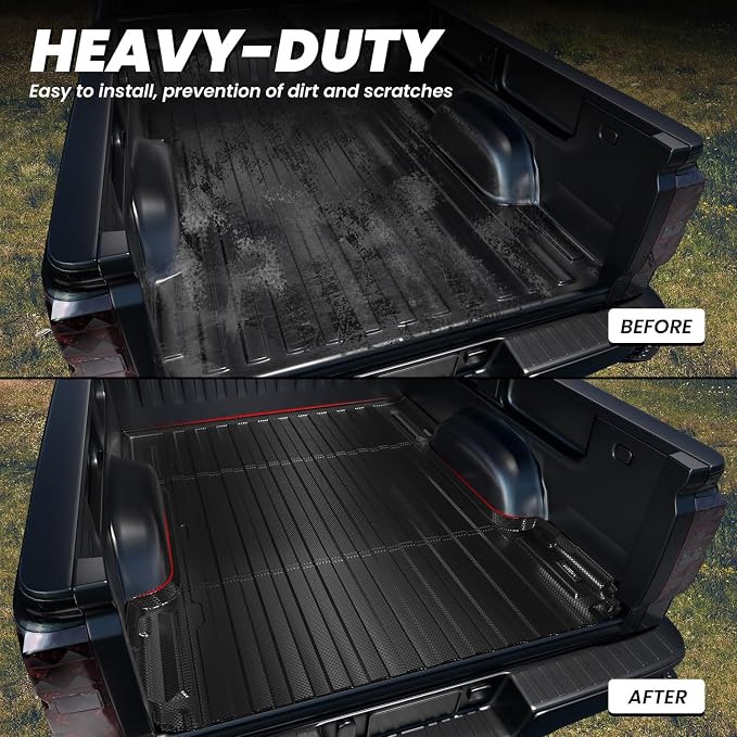 LASFIT Bed Mat 2007-2018 for Chevy Silverado/GMC Sierra 1500 & 2007-2019 - Image 5