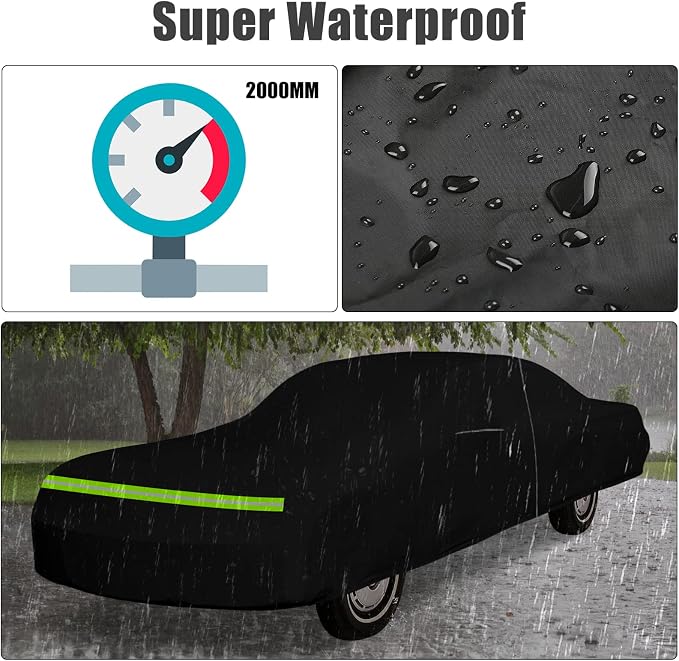 Waterproof Car Cover Compatible - Image 3
