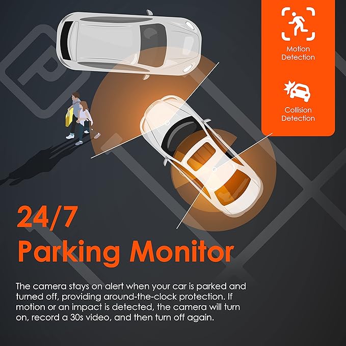 R4-4 Channel Dash Cam W/All Around 1080p Resolution, IR Night Vision, Parking - Image 7