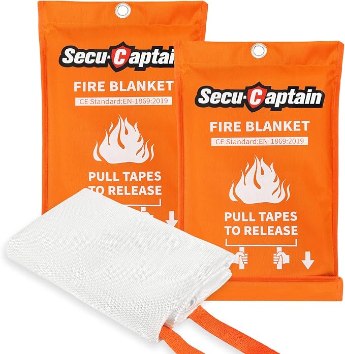 SecuCaptain Emergency Fire Blanket by SecuCaptain