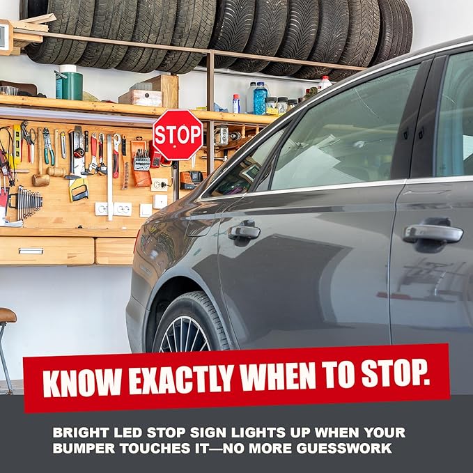 Securityman Garage Stop Sign Parking Aid | Garage Stoppers - Image 2