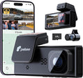 Pelsee 4K 3 Channel Dash Cam Front and Rear Inside, Dash Camera by pelsee