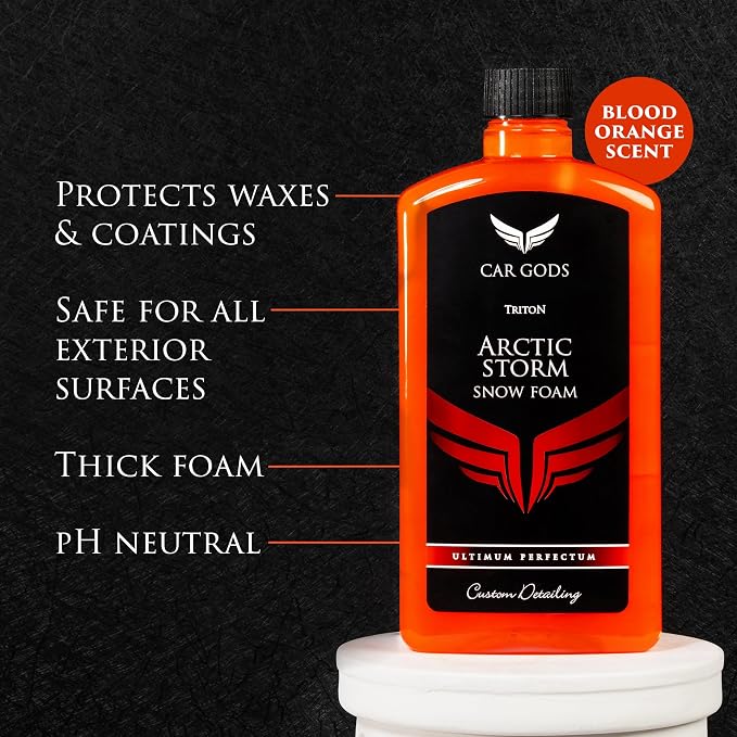 Car Gods Arctic Storm Super Thick Snow Foam Shampoo Orange Scent, 17 Fl Oz - Image 4