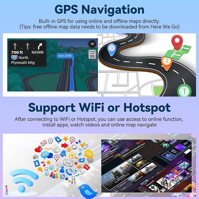 UNITOPSCI 2G+64G Android 13 Car Stereo Radio - Image 5