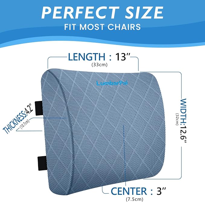 Lumbar Support Pillow for Office Chair Back Support Lumbar Pillow for Car - Image 2