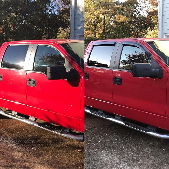 Side Window Visor Wind Deflector, Window Visor Compatible - Image 2