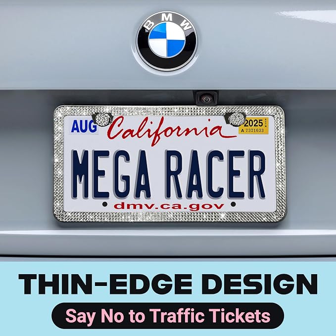 Dazzling Bling License Plate Frame - Image 7