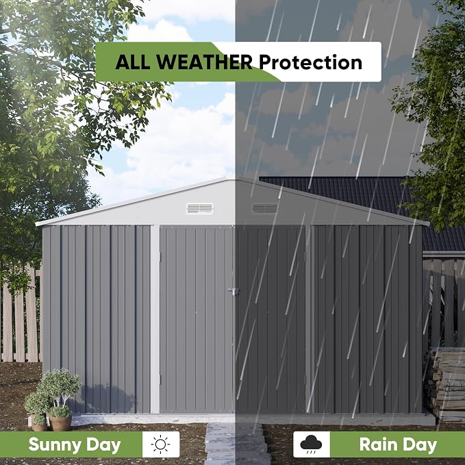 Patiowell 10 x 10 FT Outdoor Storage Shed - Image 6