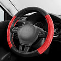 PIC AUTO Steering Wheel Cover, Silk Grain Leather Car Steering Wheel Protector by PICAUTO