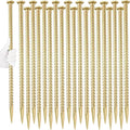 16 Inch Rebar Stakes 1/2 Inch Diameter Galvanized Steel Ground Anchors Heavy by Besitu