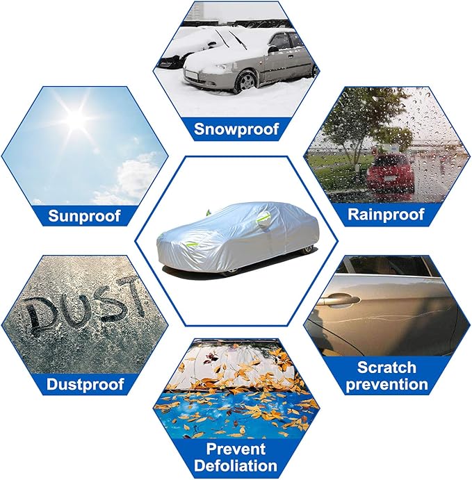 KouKou Oxford SUV Car Cover Custom Fit Nissan Pathfinder from 2004 to 2025 - Image 4