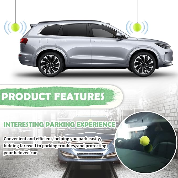 2PCS Tennis Garage Parking Aid - Image 4