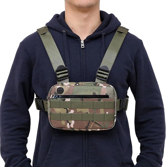 Outdoor Chest Bag For Men, EDC Chest Pack - Image 2