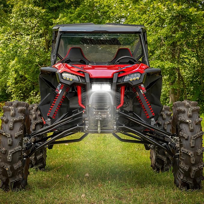 Nilight Side Shooter LED Light Bar 2PCS 4.3 Inch Triple Row Spot Flood Combo - Image 7