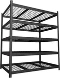 MUPATER 48.03”W × 24.41”D × 83.78”H Metal Storage Shelves, 5-Tier Adjustable by MUPATERHome
