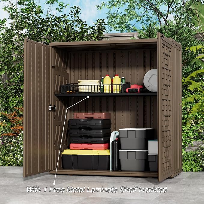 HOMSPARK Indoor/Outdoor Storage Cabinet - Image 2