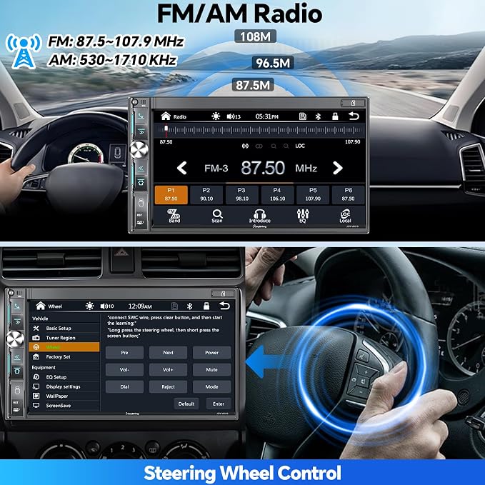 QLED Double Din Car Stereo - Image 9