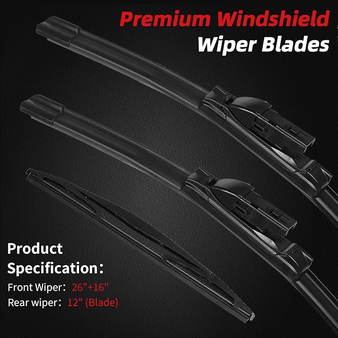 OTUAYAUTO Premium Windshield Wiper Blades - Image 2