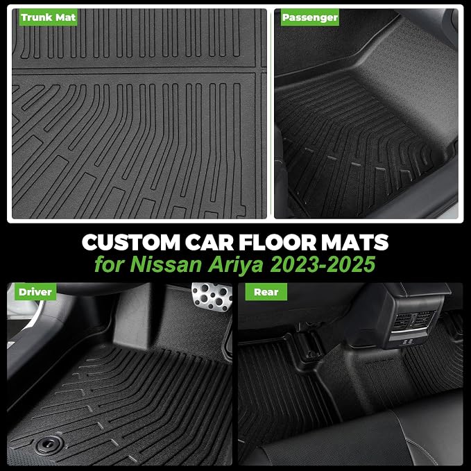 All Weather Floor Mats and Cargo Mat Set Fit - Image 2