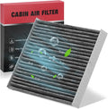 BDFHYK Cabin Air Filter with Activated Carbon Compatible with Ford Mustang by BDFHYK