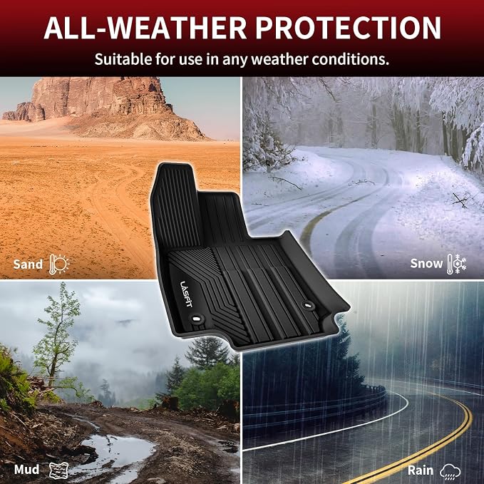 LASFIT Floor Mats&Trunk Mat for Toyota RAV4 2019-2025 All Weather TPE Mats - Image 6