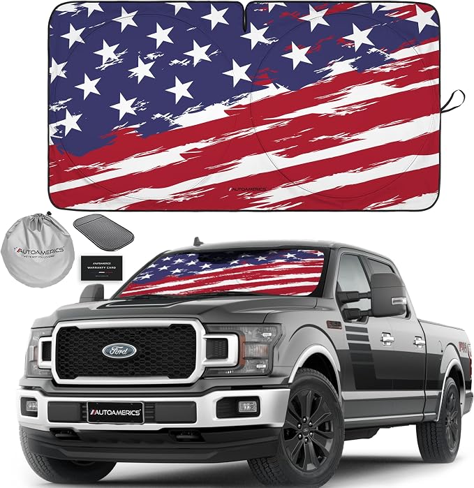 Autoamerics Truck Windshield Sun Shade by AutoamericsUS