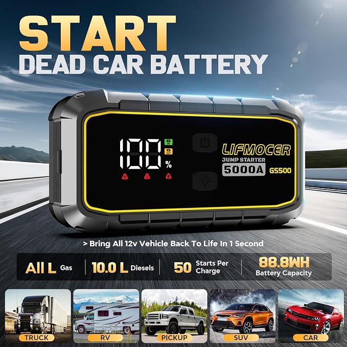 GS500 Car Jump Starter - Image 3