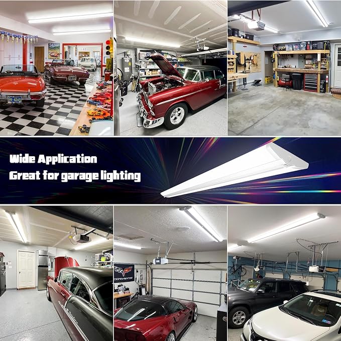 ANTLUX 8FT LED Shop Light, Ultra Slim LED Wraparound 110W, Commercial 8 Foot - Image 4