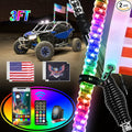 Nilight 2PCS 3FT RGB LED Whip Light by Nilight