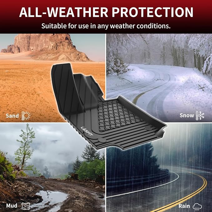 LASFIT Floor Mats&Trunk Mat for Lexus NX/ NX250/ NX350 2022-2025, All Weather - Image 8