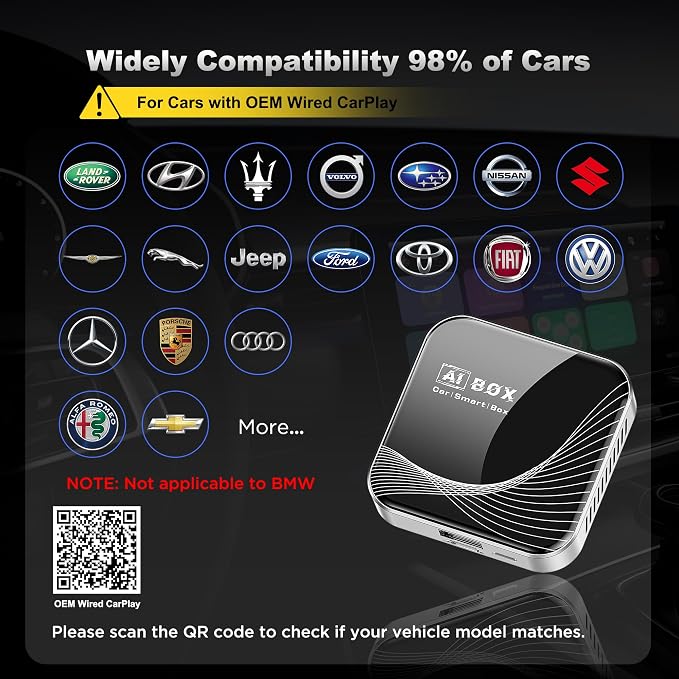 3-in-1 Wireless CarPlay Adapter & Android Auto Wireless Adapter, Plug & Play - Image 5