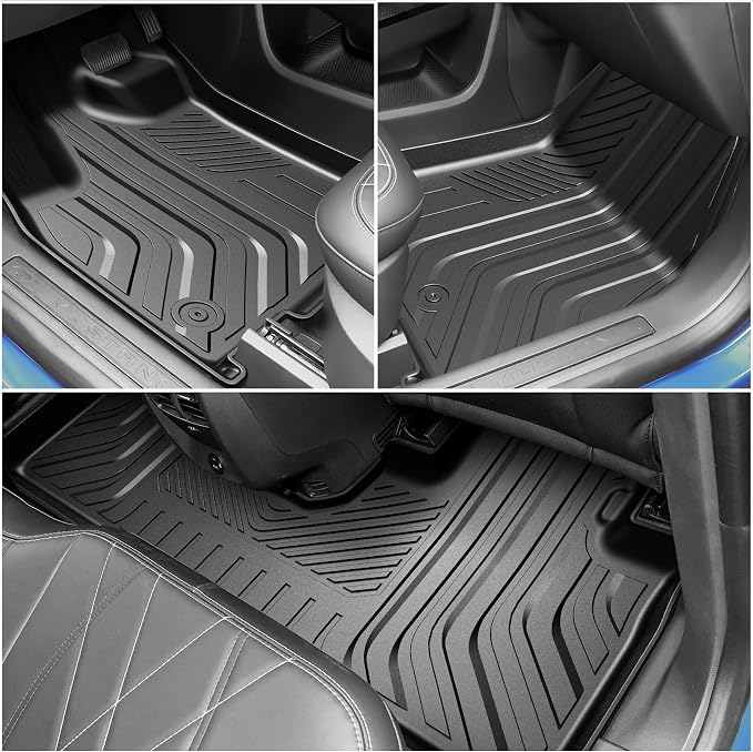 Car Floor Mats for Ford Mustang Mach-E 2021-2024 2025 Accessories, TPE All - Image 6