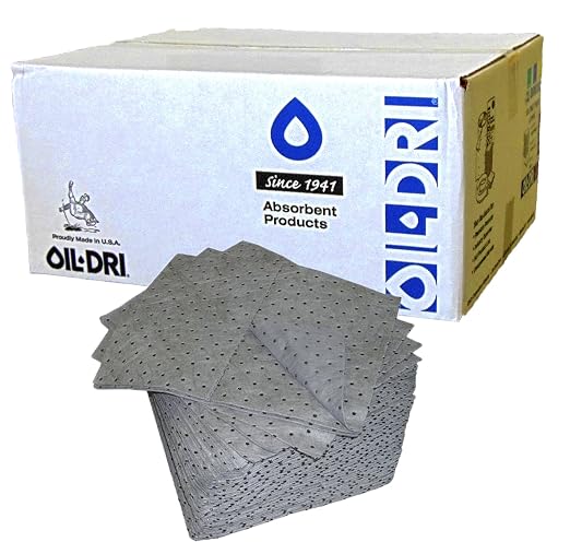 Oil-Dri L90907 15" W x 19" L Universal Heavy Weight Bonded Perforated Pads - Image 3