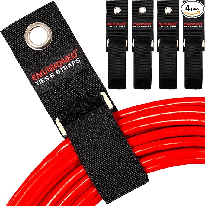 Heavy Duty Hanging Storage Cinch Straps by ENVISIONED