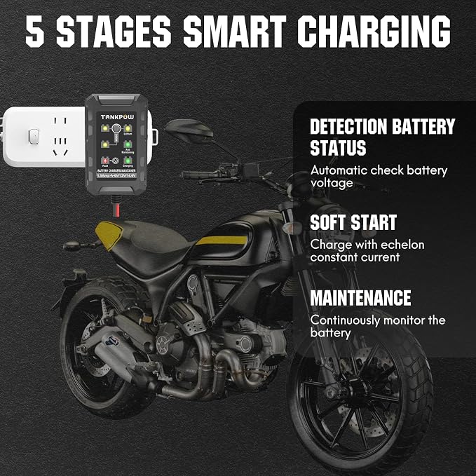 1.5-Amp Smart Car Battery Charger, 6V and 12V Automotive Battery Charger - Image 2