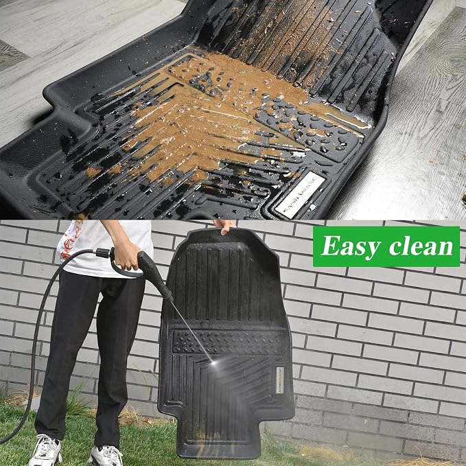 Floor Mats & Trunk Mat for Chevrolet Tahoe 2021-2024 2025-2nd Row Bucket Seat - Image 6