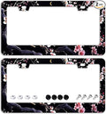 Watercolor Cherry Blossom License Plate Frames by TQFTPT