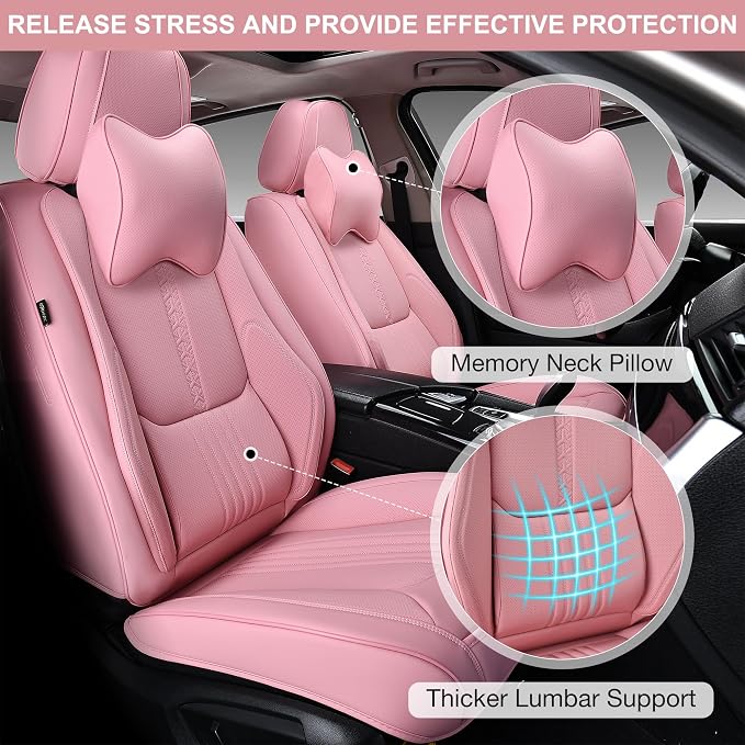 Front Seat Covers, 2 Pieces Universal Seat Covers - Image 3