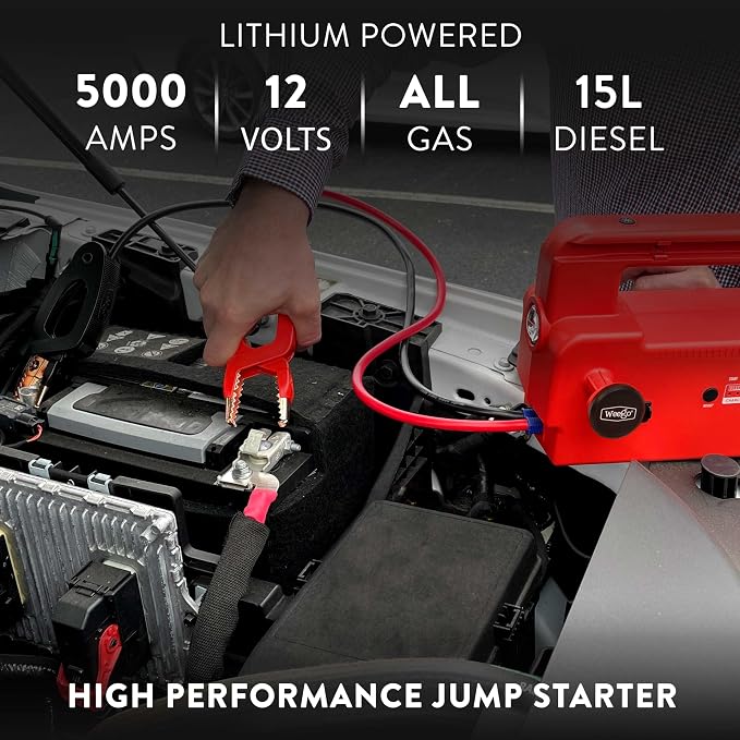 Weego C120 Jump Starter & Trickle Charger Bundle – Powerful Battery Solution - Image 2